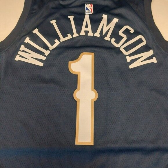Nike New Orleans Pelicans Zion Williamson Swingman Jersey Mens Size 48 Large - Picture 7 of 9